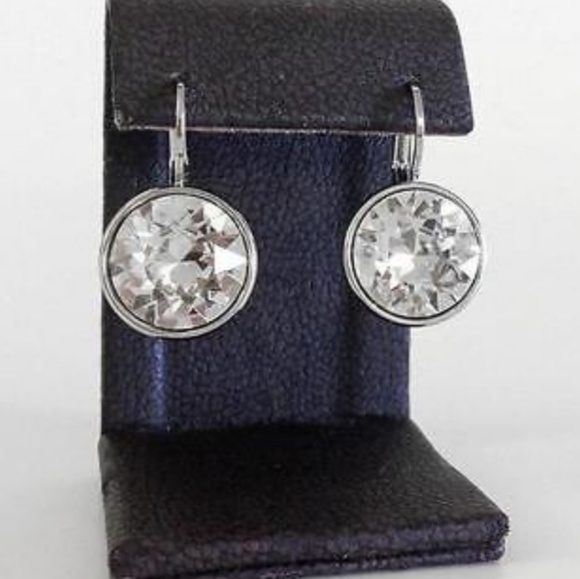 Free People Jewelry - BOHO Swarovski Element Bella Clear Earrings